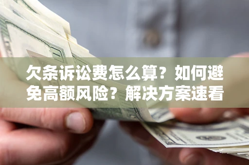 武汉欠条诉讼费怎么算？如何避免高额风险？解决方案速看！