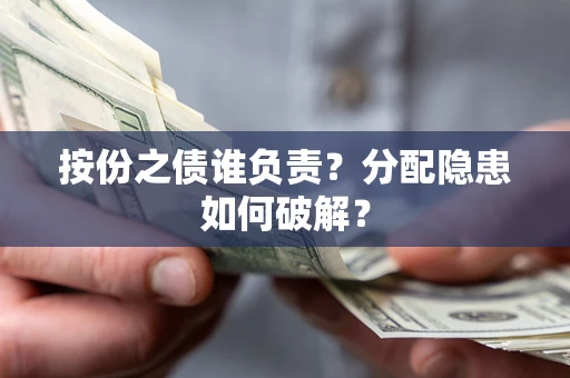武汉按份之债谁负责？分配隐患如何破解？