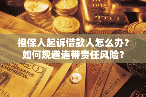 武汉担保人起诉借款人怎么办？如何规避连带责任风险？