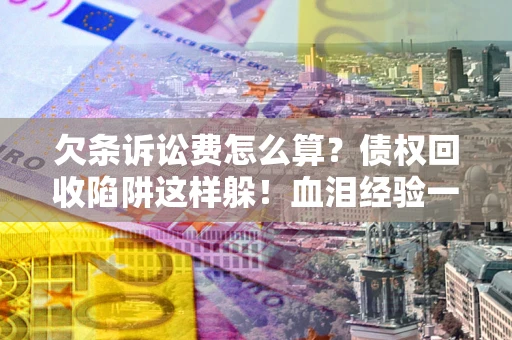 武汉欠条诉讼费怎么算？债权回收陷阱这样躲！血泪经验一次讲透