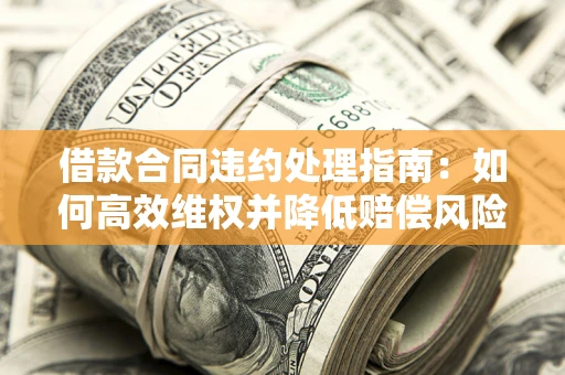 武汉借款合同违约处理指南：如何高效维权并降低赔偿风险？