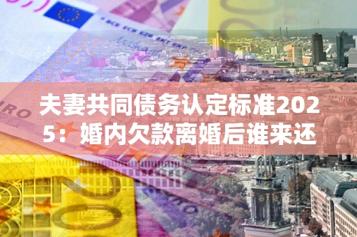 武汉夫妻共同债务认定标准2025:婚内欠款离婚后谁来还? 武汉夫妻共同债务认定标准2025:婚内欠款离婚后谁来还?