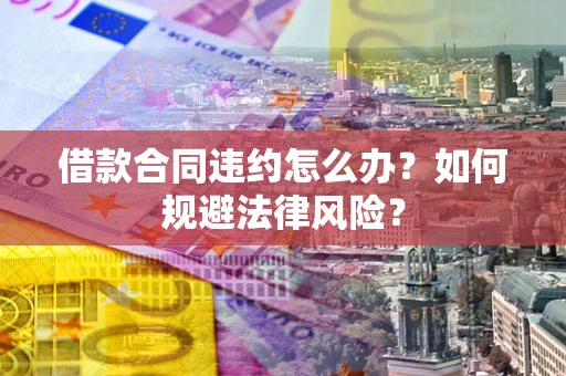武汉借款合同违约怎么办？如何规避法律风险？